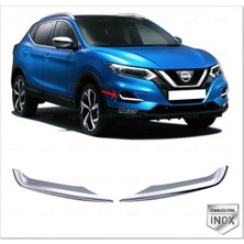 Fams Otomotiv  Nissan Qashqai J11 Krom Sis Çerçevesi 2 Parça 2017> Paslanmaz Çelik