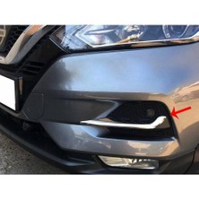 Fams Otomotiv  Nissan Qashqai J11 Krom Sis Çerçevesi 2 Parça 2017> Paslanmaz Çelik