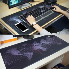 Dybox Dünya Desenli Rgb LED Işıklı Oyuncu Mouse Pad 300*800*4MM