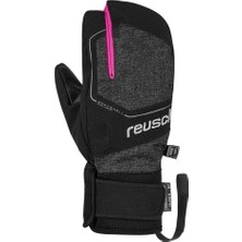 Reusch Torby R-Tex Xt Çocuk Üç Parmak Kayak Eldiveni Gri/pembe