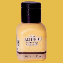 Artdeco : Akrilik Boya : 25 ml : Puslu Sarı 3030