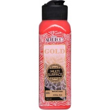 Artdeco Gold : Multi-Surface Akrilik Boya : 140 ml : Mercan Kırmızı 222