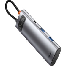 Baseus Metal Gleam 7in1 Multifonksiyonel Hub Dock Station