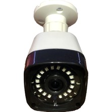 Bises 6 Kameralı Yüz Tanımalı Hareket Algılayan 5 MP Lens 18 SMD LED Plastik Kasa Güvenlik Kamerası Seti BS_318