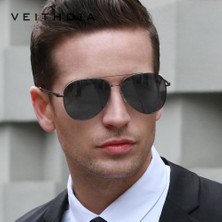 Veithdia Aviator Erkek Güneş Gözlüğü - Polarize UV400 Lens (Yurt Dışından)