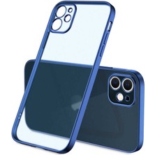MobaxAksesuar Apple iPhone 12 Kılıf Mat Elektroplatin Kaplama Kapak