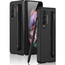 MobaxAksesuar Samsung Galaxy Z Fold 3 Kılıf S Pen Kalem Yuvalı Kapak