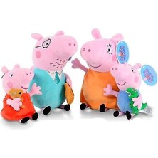 Jessieyou Mall Peppa Pig George Family Peluş Oyuncak (Yurt Dışından)