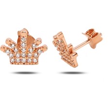 Parmas Design Taç Tasarım Kadın 925 Ayar Gümüş Küpe