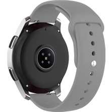 Nezih Case Huawei Watch Gt/gt2/gt2 Pro Uyumlu 22MM Soft Tasarım Yumuşak Silikon Kordon Silver