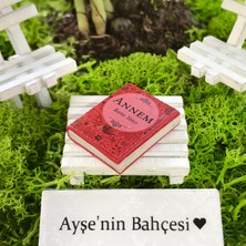 Paspasın Bahçeleri Kişiye Özel Tasarım Siyah Chamaedorea Elegans Serisi  Annem Için