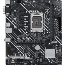 Asus Prıme H610M-E D4 Intel H610 Lga1700 DDR4 3200 Dp Hdmı Vga Çift M2 Usb3.2 Matx (Prıme H610M-E D4) Anakart