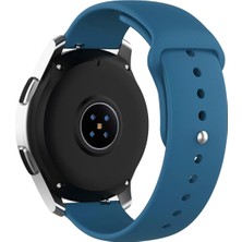 Nezih Case Huawei Watch Gt/gt2/gt2 Pro Uyumlu 22MM Soft Tasarım Yumuşak Silikon Kordon Mavi