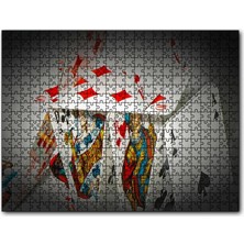 Cakapuzzle Uzun Yeleli Şahlanan At Görseli 120 Parça Puzzle Yapboz Mdf (Ahşap)