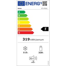 Regal St 47010 433 Lt Statik Buzdolabı