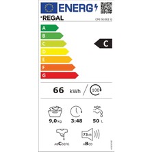 Regal Cmı 91002 G 9 kg 1000 Devir Çamaşır Makinesi