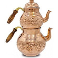 Ymn Bakırcılık Çaydanlık Bakır demlik , Geleneksel çaydanlık,El yapımı çaydanlık AİLE BOYU