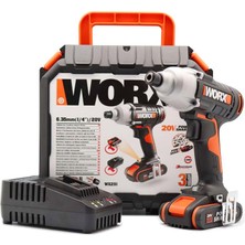 Worx WX291 20 Volt 2.0 Ah. Li-Ion 170 Nm Şarjlı Darbeli Tornavida