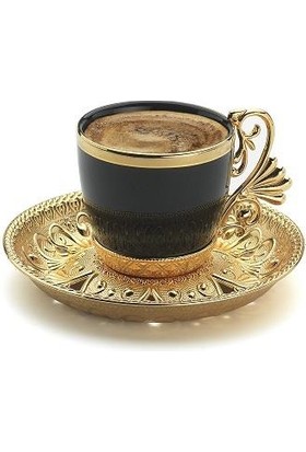 Busem Lal Elegans Kahve Seti Altın