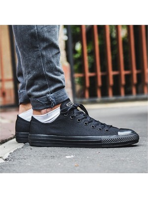 Converse All Star Tam Siyah  Sneaker Günlük Spor Ayakkabı M5039C V5