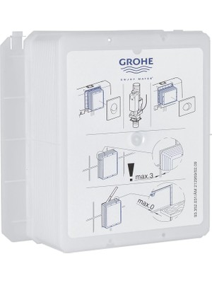 Grohe Gömme Rezerevuar Kapak Şablonu Beyaz - 66791000