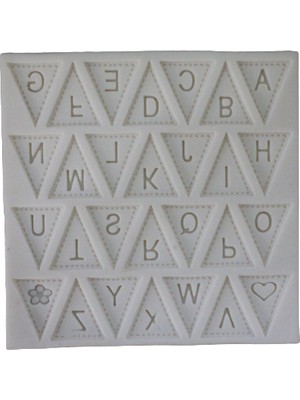 Pastry Planet Flama Bayrak Silikon Kalıp