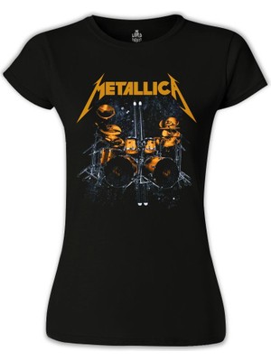 Lordd  T-Shirt   Metallica - Sticks Siyah Bayan Tshirt