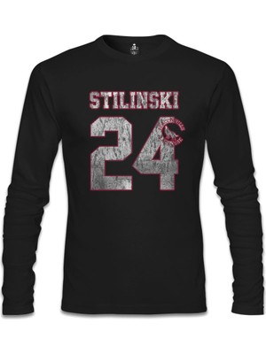 Lordd  T-Shirt   Teen Wolf - Stilinski 24 Siyah Erkek Sweatshirt