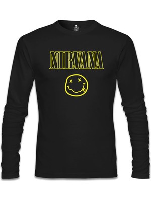 Lordd  T-Shirt   Nirvana Siyah Erkek Sweatshirt