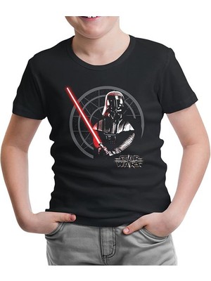 Lordd  T-Shirt   Star Wars - Light Siyah Çocuk Tshirt