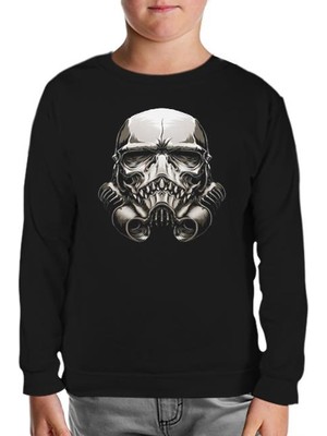 Lordd  T-Shirt   Star Wars - Trooper Siyah Çocuk Sweatshirt