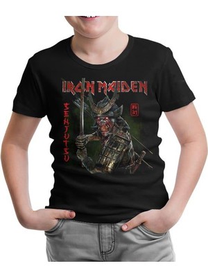 Lordd  T-Shirt   Iron Maiden - Senjutsu Siyah Çocuk Tshirt
