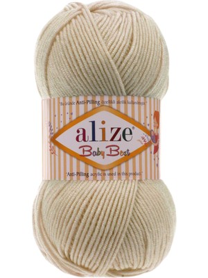 Alize Baby Best El Örgü Ipi Renk KODU:599-FIL Dişi