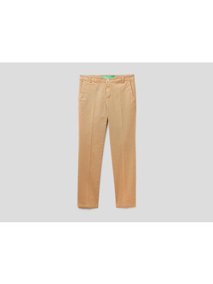 Benetton Elastanlı Basic Chino Pantolon