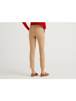 Benetton Elastanlı Basic Chino Pantolon