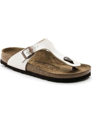 Birkenstock Gizeh Bf Ekru Parmak Arası Kadın Terlik 943871 V4