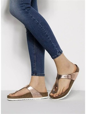 Birkenstock Gizeh Bf Bakır Parmak Arası Kadın Terlik 1012525 V4