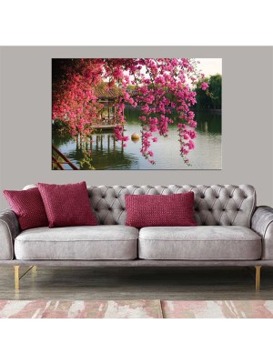 Evdetablo Çiçekler Kanvas Tablo 40X60