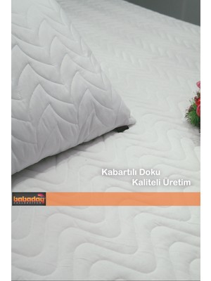 Yatak Alezi Kapitoneli Fitted (Tam Sarar) 180 gr 160 x 200 Pamuk-Polyester