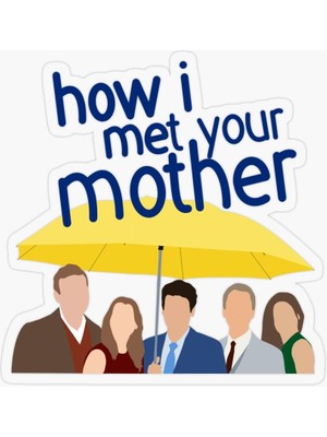 Zobar Markt Zobarmarkt How I Met Your Mother Defter Ajanda Planner Laptop Sticker 6 cm