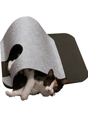 Bundera Lizzo Kedi Tüneli Evcil Hayvan Oyuncağı Yavru Yetişkin Kedi Yuvası Yatağı Tünel Evi