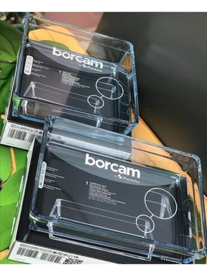 Paşabahçe Premium Borcam Seti - 2 Li Dikdörtgen Borcam Takımı Özel Seri
