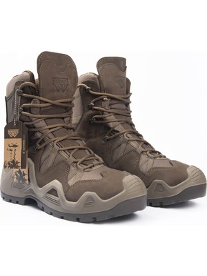 Warboots Khaki 1049 Nubuk Deri Waterproof Arazi ve Askeri Bot