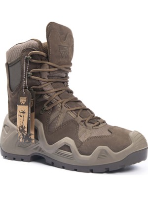 Warboots Khaki 1049 Nubuk Deri Waterproof Arazi ve Askeri Bot