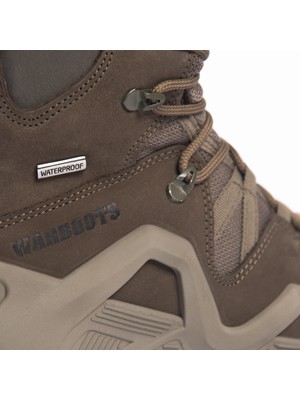 Warboots Khaki 1049 Nubuk Deri Waterproof Arazi ve Askeri Bot