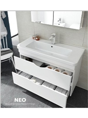 Isvea Neo 100 cm Lavabo Dolabı Beyaz