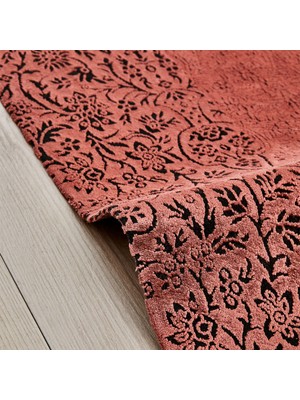 Kaşmir Halı Viskon Premium Damask Somon 160x230cm Halı