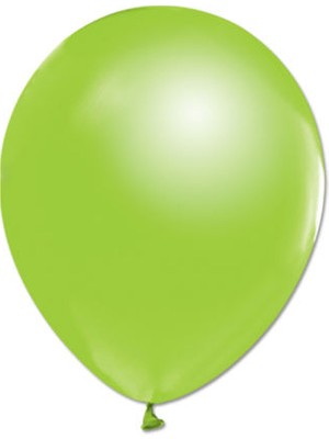 Benim Marifetlerim Metalik Açık Yeşil Balon 12 Inch 50 Adet