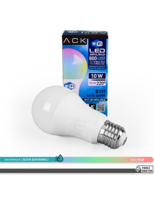 ACK 10W Wİ-Fİ AKILLI LED AMPUL