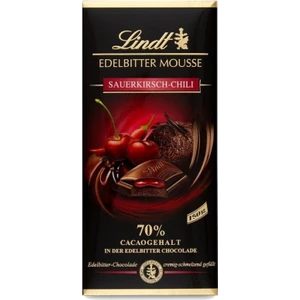 Czekolada Gorzka Z Wisnia I Chili - Lindt 150 gr